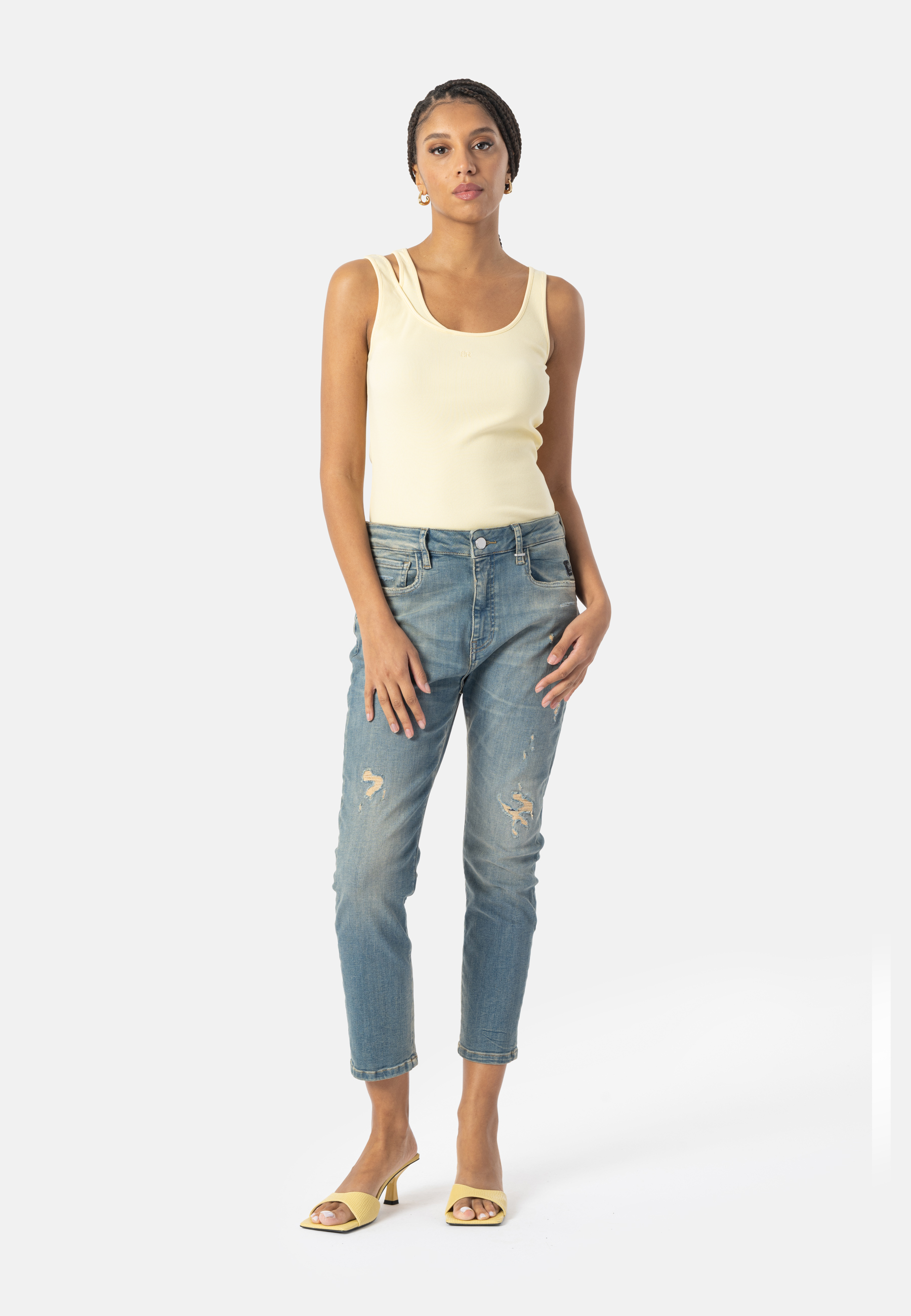 LEONA Destroyed - denim