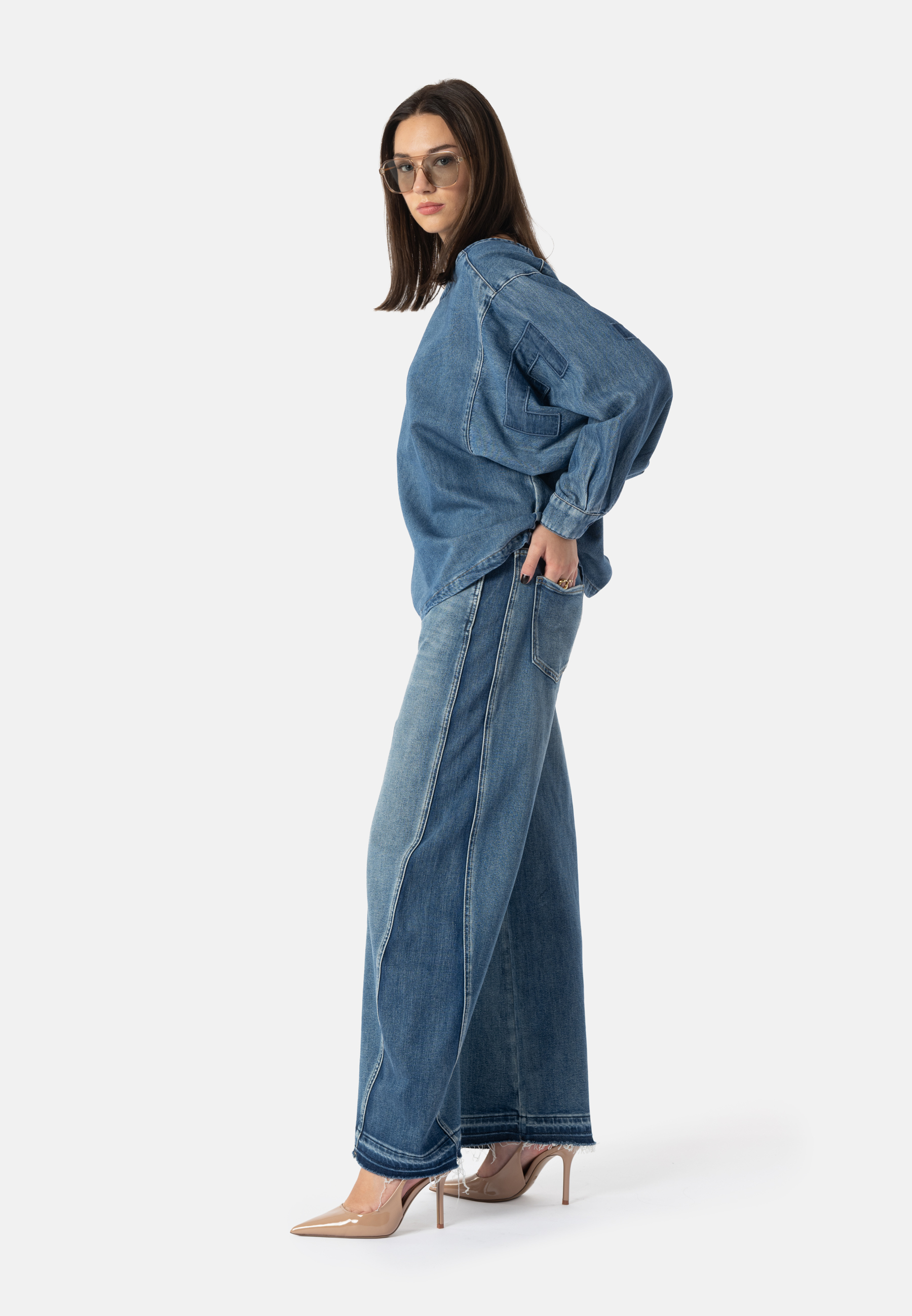 NORALIE Contrast - denim