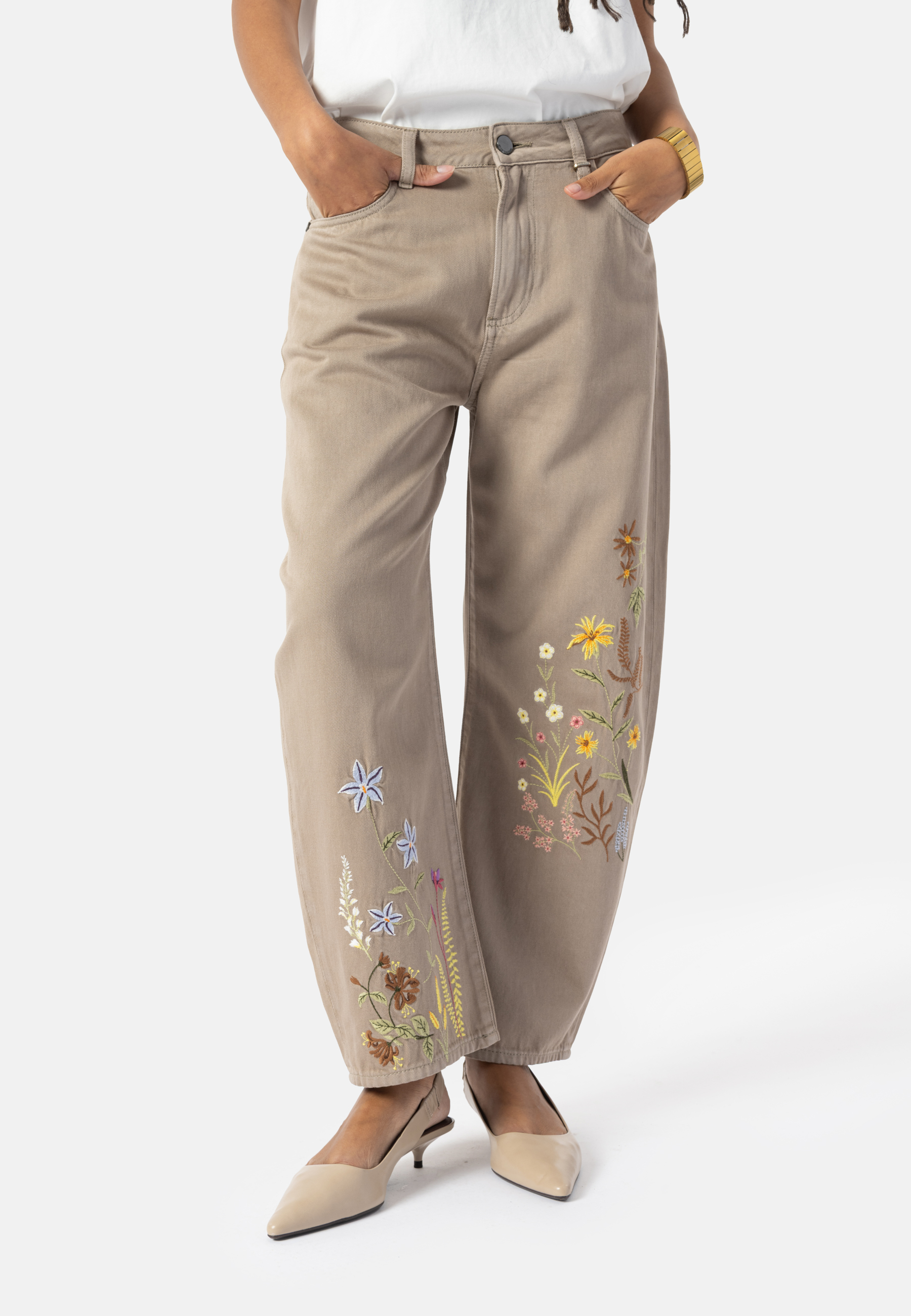 YOANA Embroidery - denim
