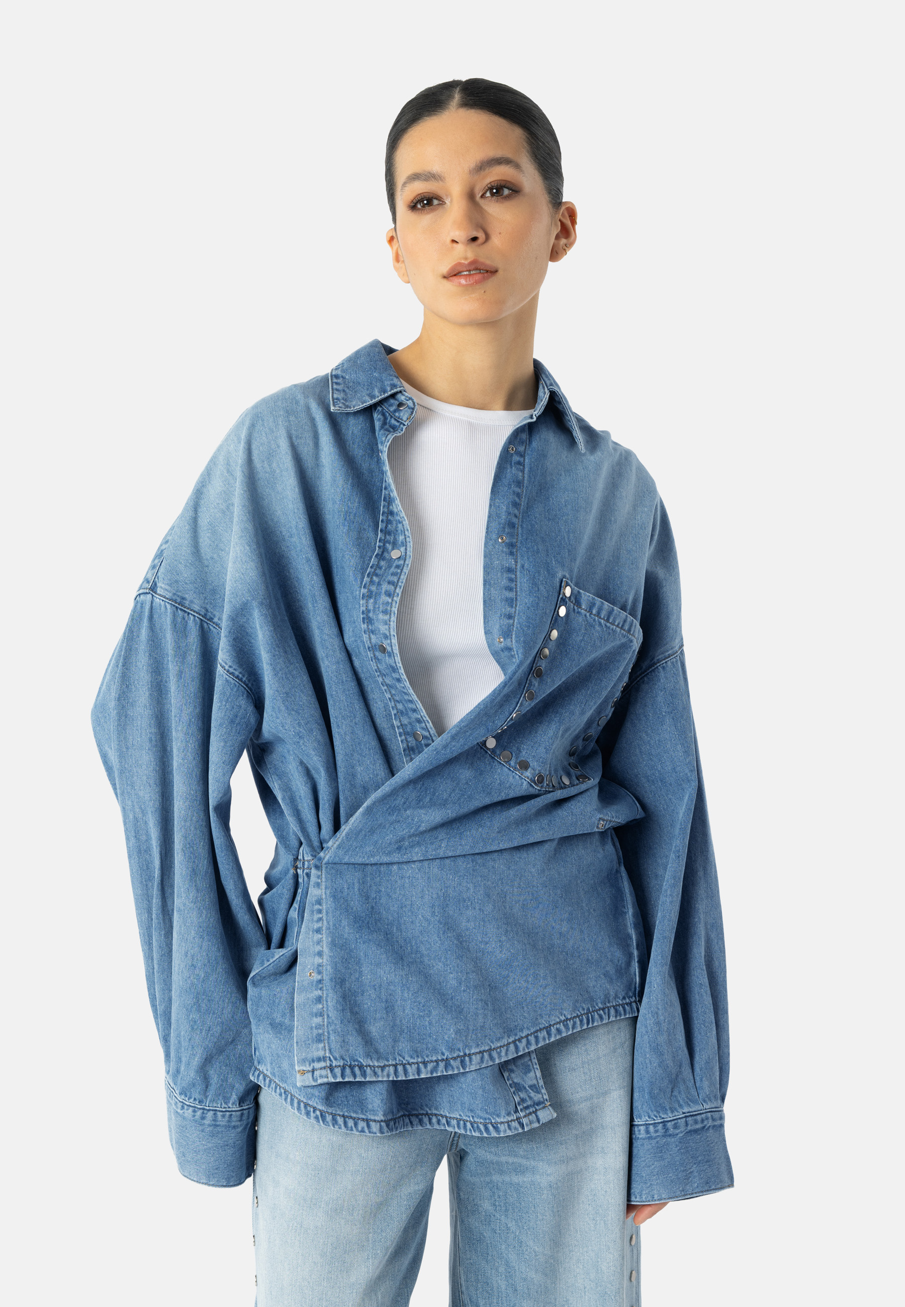 ELLISONA Rivet - jeans shirt