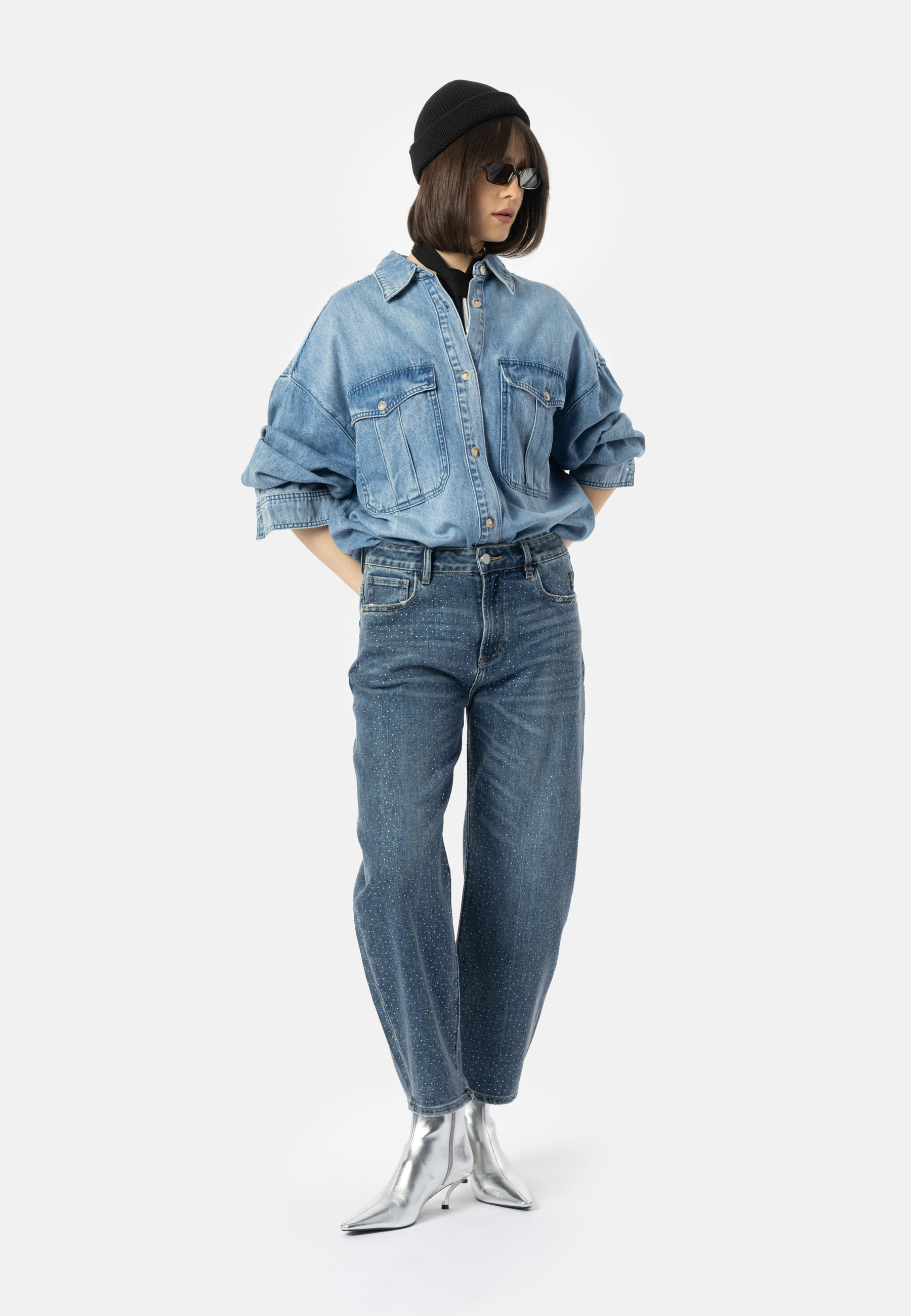 YOANA SPARKLE - denim