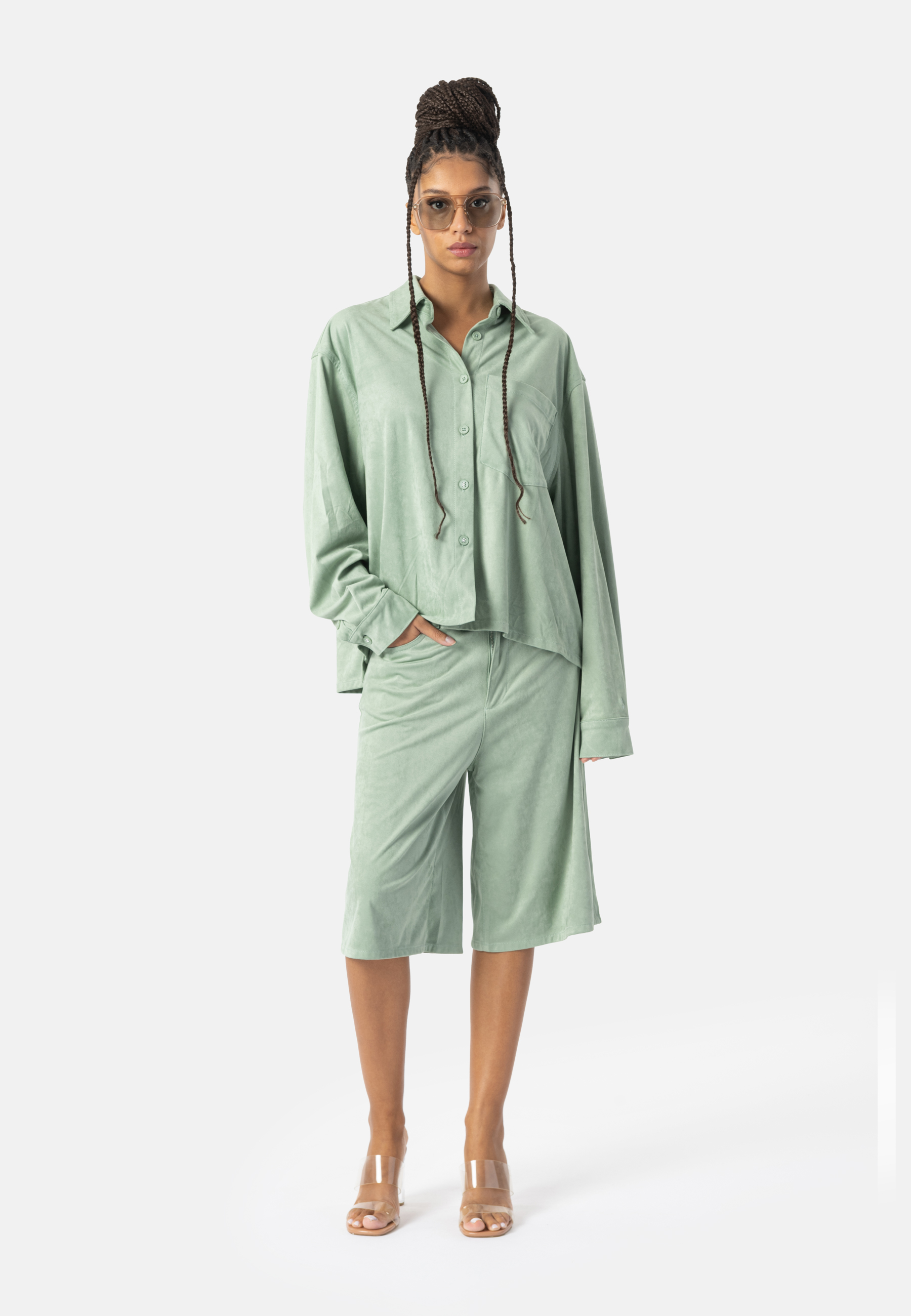 BEBBI Suede - boxy blouse
